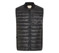 Steppweste BLEND "BHEverest", Herren, Gr. M, schwarz, Steppware, 100% Polyester, unifarben, Basic, normal normal, Westen Steppweste, Stilvolle Basic Steppweste mit Brusttasche (66293617-M) schwarz