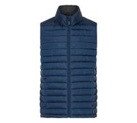 Steppweste BLEND "BHMRomic", Herren, Gr. XXL, marineblaus, 100% Polyester, unifarben, Basic, normal normal, Westen Steppweste, Stilvolle Basic Steppweste mit Taschen (88855450-XXL) marineblaus