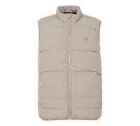 Steppweste BLEND "Steppweste BHOuterwear", Herren, Gr. L, beige (crockery), Obermaterial: 49% Baumwolle CO. 41% Polyester PES. 10% Nylon NY., Westen Steppweste (41351509-L) crockery