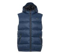 Steppweste BLEND "BHPafte", Herren, Gr. XXL, blau (marineblaus), 100% Nylon, unifarben, regular fit normal, Westen Steppweste, Stilvolle Basic Steppweste (63248839-XXL) marineblaus