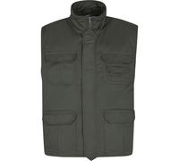 Steppweste BRANDIT "Brandit Safari Vest", Herren, Gr. 4XL, grün (olive), 100% Polyester, Westen Steppweste (24845932-4XL) olive