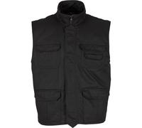 Steppweste BRANDIT "Brandit Safari Vest", Herren, Gr. S, schwarz, 100% Polyester, Westen Steppweste (90608956-S) schwarz