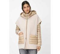Steppweste BRAX "Style KYOTO", Damen, Gr. 46, beige, Web, 50% Wolle, 50% Polyester, Westen Steppweste (71123355-46) beige