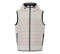 Steppweste BRAX "Style LUC", Herren, Gr. 5XL, blau (beige), Web, 100% Polyester, Westen Steppweste (65097101-5XL) beige