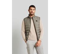 Steppweste BUGATTI, Herren, Gr. 60, beige, 100% Polyester, unifarben, regular fit, ohne Ausschnitt, Westen Steppweste, aus leichter Nylonware (27333035-60)