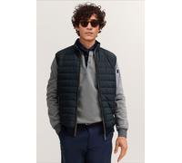 Steppweste BUGATTI "Regular Fit", Herren, Gr. XL, 390, marine, 90% Baumwolle, 10% Polyester, unifarben, regular fit, ohne Ausschnitt, Westen Steppweste, Rücken aus Baumwolle (13270353-XL) 390, marine