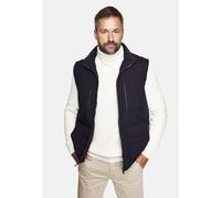 Steppweste CABANO "Cotton-Touch-Weste", Herren, Gr. 50, blau (dunkelblau), 100% Polyester, normal, hoch geschlossener Ausschnitt, Westen Steppweste, in wasserabweisender Qualität (86954350-50) dunkelb