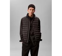 Steppweste CALVIN KLEIN JEANS "SLVLSS LT WT NYLON PUFFER VEST", Herren, Gr. XXL, schwarz, Web, Obermaterial: 100% Polyamid, unifarben, regular fit normal, Rundhals, Westen Steppweste, Mit Rundhalsauss