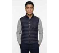 Steppweste CAMEL ACTIVE, Herren, Gr. S, schwarz navy, Steppware, Obermaterial: 100% Polyamid, unifarben, normal hüftbedeckend, Rundhals, Westen Steppweste, mit Stehkragen und Reißverschluss (15821361-