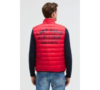 Steppweste CAMP DAVID, Herren, Gr. 4XL, rot (summer rot), Material: 100% Polyester, Futter: 100% Polyester, Füllung: 100% Polyester, bedruckt, regular fit normal, Westen, mit elastischem Saumabschluss