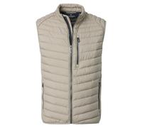 Steppweste CASAMODA "CASAMODA Steppweste uni", Herren, Gr. XL, beige, 100% Polyester, Westen Steppweste (33114902-XL) beige