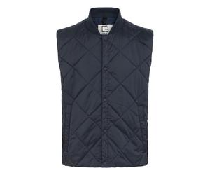 Steppweste CASUAL FRIDAY "Steppweste CFARNELL", Herren, Gr. M, blau (schwarz navy), Obermaterial: 100% Polyester PES., Westen Steppweste (57001657-M) schwarz navy