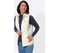 Steppweste CASUAL LOOKS, Damen, Gr. 42, beige (ecru), 100% Polyester, Wattierung:100% Polyester, unifarben, Westen Steppweste (39835045-42) ecru