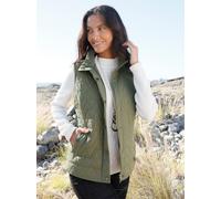 Steppweste CASUAL LOOKS, Damen, Gr. 42, grün (oliv), 100% Polyester, unifarben, Westen Steppweste (92020907-42) oliv