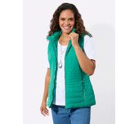 Steppweste CASUAL LOOKS, Damen, Gr. 42, smaragd, 100% Polyester, Wattierung:100% Polyester, unifarben, Westen Steppweste (62685454-42) smaragd
