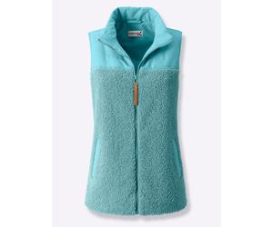 Steppweste CASUAL LOOKS, Damen, Gr. 44, blau (ozean), 100% Polyester, Einsatz:100% Polyester, unifarben, Westen Steppweste (88107844-44) ozean