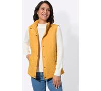 Steppweste CASUAL LOOKS, Damen, Gr. 44, gelb (ocker), 100% Polyester, unifarben, Westen Steppweste (52627602-44) ocker