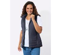 Steppweste CASUAL LOOKS, Damen, Gr. 44, marine, 100% Polyester, Wattierung:100% Polyester, unifarben, Westen Steppweste (52947931-44) marine