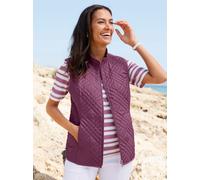 Steppweste CASUAL LOOKS, Damen, Gr. 44, violett, 100% Polyester, Wattierung:100% Polyester, unifarben, Westen Steppweste (19744664-44) violett