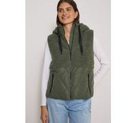 Steppweste CECIL, Damen, Gr. L (42), grün (shadow khaki), Stoff, Oberstoff: 100% Polyester. Oberstoff 2: 100% Polyester. Futter: 100% Polyester. Füllung: 100% Polyester, unifarben, comfort fit normal,
