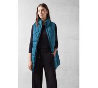 Steppweste CECIL, Damen, Gr. XL (44), blau (nordic aqua blau), Stoff, 100% Polyester, unifarben, normal hüftbedeckend, hoch geschlossener Ausschnitt, Westen Steppweste, mit Stehkragen (71814416-XL) no