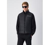 Steppweste CHAMPION "Outdoor Light Vest", Herren, Gr. M (48/50), schwarz (nbk), Obermaterial: 100% Polyamid, normal, Westen Steppweste, wärmendes Material, sportlicher Stil, wasserabweisend (59040731-