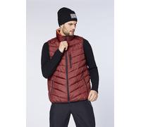 Steppweste CHIEMSEE, Herren, Gr. XL (56/58), rot (biking rot), 100% Polyester, Westen Steppweste (24956227-XL)