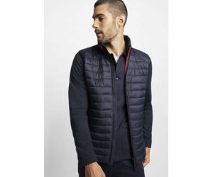 Steppweste CINQUE "CIFOLD", Herren, Gr. XL, blau (dunkelblau), Web, Obermaterial: 100% Polyamid, unifarben, schmal hüftlang, Westen Steppweste, mit Stehkragen (17183642-XL) dunkelblau