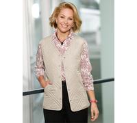 Steppweste CLASSIC BASICS, Damen, Gr. 46, beige (sand), 100% Polyester, unifarben, Westen Steppweste (93117109-46) sand