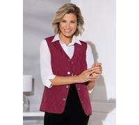 Steppweste CLASSIC BASICS, Damen, Gr. 46, bordeaux, 100% Polyester, Wattierung:100% Polyester, unifarben, Westen Steppweste (60409108-46) bordeaux