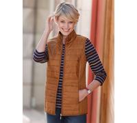 Steppweste CLASSIC BASICS, Damen, Gr. 46, braun (cognac), 100% Polyester, Futter:100% Polyester, unifarben, Westen Steppweste (49437105-46) cognac