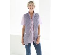 Steppweste CLASSIC BASICS, Damen, Gr. 46, grau, 100% Polyester, gemustert, mehrfarbig, unifarben, Westen Steppweste (13347051-46) grau