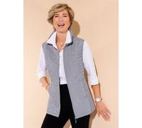 Steppweste CLASSIC BASICS, Damen, Gr. 46, grau (steingrau), 100% Polyester, Wattierung:100% Polyester, unifarben, Westen Steppweste (63675211-46) steingrau