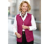 Steppweste CLASSIC BASICS, Damen, Gr. 54, lila (malve), 100% Polyester, unifarben, Westen Steppweste (53085400-54) malve
