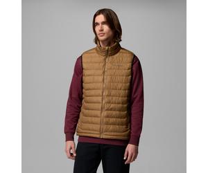 Steppweste COLUMBIA "Powder Lite II Vest", Herren, Gr. L (50), braun (delta), Steppware, Obermaterial: 100% Polyester. Futter: 100% Polyester. Wattierung: 100% Polyester, Westen Steppweste, mit Innent
