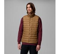 Steppweste COLUMBIA "Powder Lite II Vest", Herren, Gr. XXL (56/58), braun (delta), Steppware, Obermaterial: 100% Polyester. Futter: 100% Polyester. Wattierung: 100% Polyester, Westen Steppweste, mit I