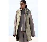 Steppweste ELBSAND Gr. M/38, grün (khaki) Damen Westen (83977626-M) khaki
