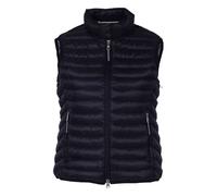 Steppweste FUCHS SCHMITT, Damen, Gr. 40, marine, Web, Obermaterial: 100% Polyester, unifarben, regular fit normal, hoch geschlossener Ausschnitt, Westen Steppweste, Stehkragen, Regular Fit, Reißversch