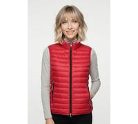 Steppweste FUCHS SCHMITT, Damen, Gr. 40, rot, Web, Obermaterial: 100% Polyester, unifarben, regular fit normal, hoch geschlossener Ausschnitt, Westen Steppweste, Stehkragen, Regular Fit, Reißverschlus