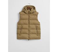 Steppweste GANT "ACTIVE CLOUD", Herren, Gr. 3XL, light taupe, Web, Obermaterial: 100% Polyester. Futter: 100% Polyamid. Wattierung: 100% Polyester, regular fit hüftlang, Westen Steppweste, mit abnehmb