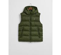 Steppweste GANT "ACTIVE CLOUD", Herren, Gr. 4XL, country grün, Web, Obermaterial: 100% Polyester. Futter: 100% Polyamid. Wattierung: 100% Polyester, regular fit hüftlang, Westen Steppweste, mit abnehm