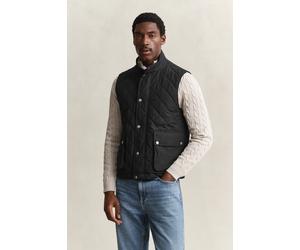 Steppweste GANT "CLASSIC QUILTED", Herren, Gr. 4XL, schwarz, Web, Obermaterial: 100% Polyester, regular fit normal, Westen Steppweste (68739024-4XL) schwarz