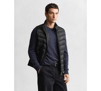GANT Regular Fit Weste schwarz, Einfarbig