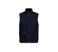 GANT Herren Steppweste - CLASSIC QUILTED VEST, Reißverschluss, Stehkragen Blau XL