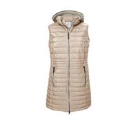 Steppweste "GS 70 WMN QLTD VST", Damen, Gr. 42, beige (hellbeige), Oberstoff: 100% Polyester, Futter: 100% Polyester (recycelt), Wattierung: 100% Polyester, G.I.G.A. DX BY KILLTEC, sportlich, Westen,