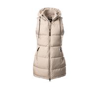 Steppweste "GW 30 WMN QLTD VST", Damen, Gr. 48, beige (hellbeige), Oberstoff: 100% Polyester (recycelt), Futter: 100% Polyester, Wattierung: 100% Polyester, G.I.G.A. DX BY KILLTEC, Westen Steppweste,