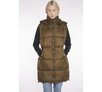 Steppweste HAILY’S "SL N VT Li44na", Damen, Gr. M (38), grün (khaki), Steppware, Obermaterial: 100% Polyamid, unifarben, ca. Mitte Oberschenkel, Westen Steppweste (91982800-M) khaki