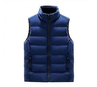 Steppweste Herren: 4XL Ärmellose Outdoor Elegant Steppweste Daunenweste Übergangs Winter Lang Outdoor Herren Weste Puffer Weste Sportlich Leicht Weste Fahrradweste