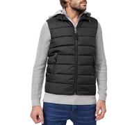 Steppweste INDICODE "Gibbs", Herren, Gr. M, schwarz, Web, Obermaterial: 100% Polyester, unifarben, normal, Westen Steppweste (46416530-M)