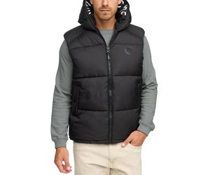 Steppweste INDICODE "INLaurits", Herren, Gr. M, schwarz, Web, Obermaterial: 100% Polyester, unifarben, regular fit, Westen Steppweste (78025118-M) schwarz